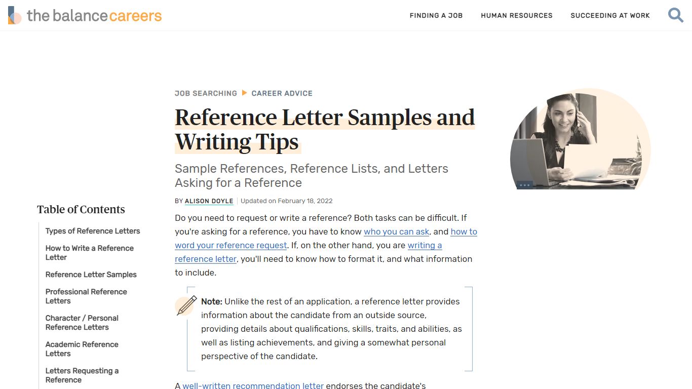 Samples of Reference and Recommendation Letters - The Balance Careers